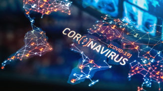 Coronavirus Outbreak on a World Map