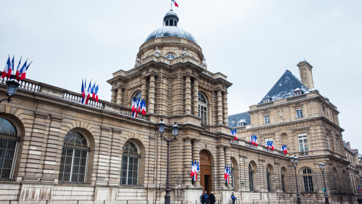 The Senate of France located at the  Luxembourg Palace in the 6th arrondissement of Paris